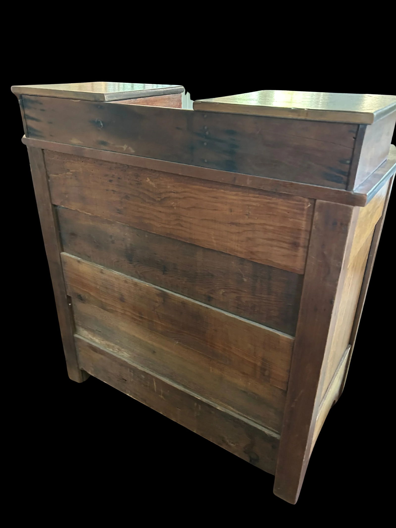 Antique 19th Century Pine Chest of Drawers - 8