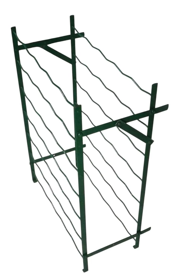 Late 20th Century Freestanding Wire Work 35 Bottle Wine Rack - 2