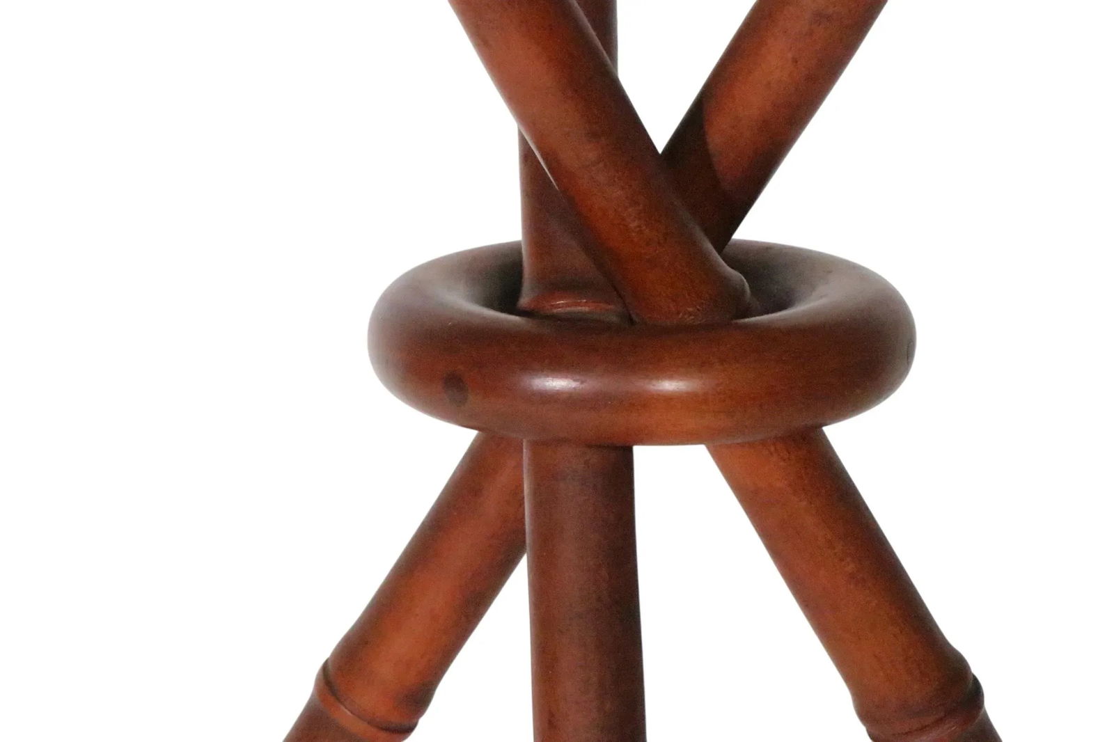 Faux Bamboo Gueridon Donut Table by Trutype - 10