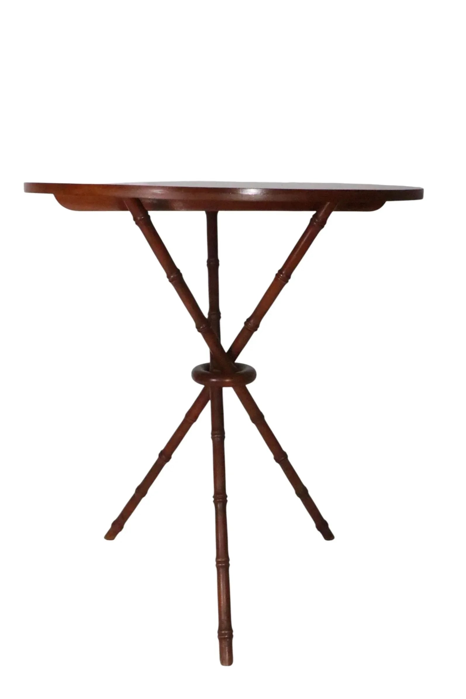 Faux Bamboo Gueridon Donut Table by Trutype - 3