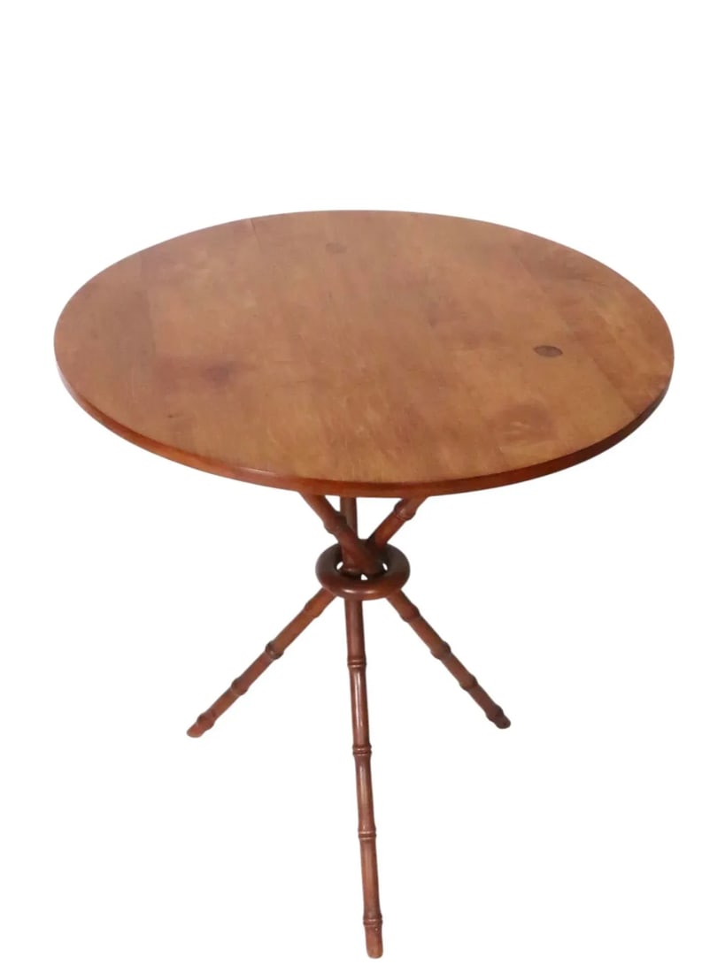 Faux Bamboo Gueridon Donut Table by Trutype - 5