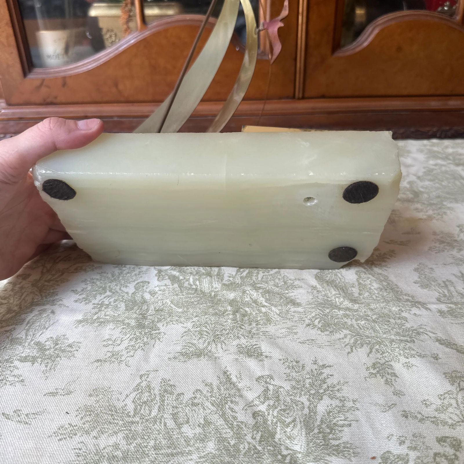 1970s Brass Sailboat Business Card Holder With Marble Base - 8