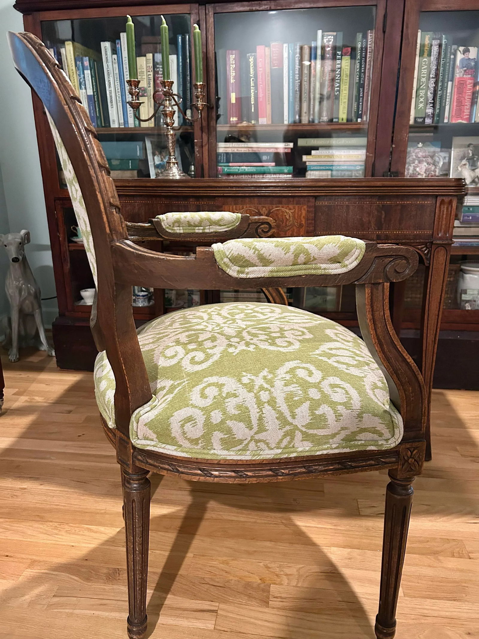 Early 20th Century Louis XVI Fauteuil French Style Armchair - 4