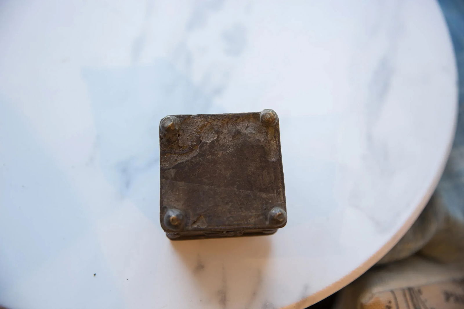 Vintage African Bronze Stick Bundle Box - 9