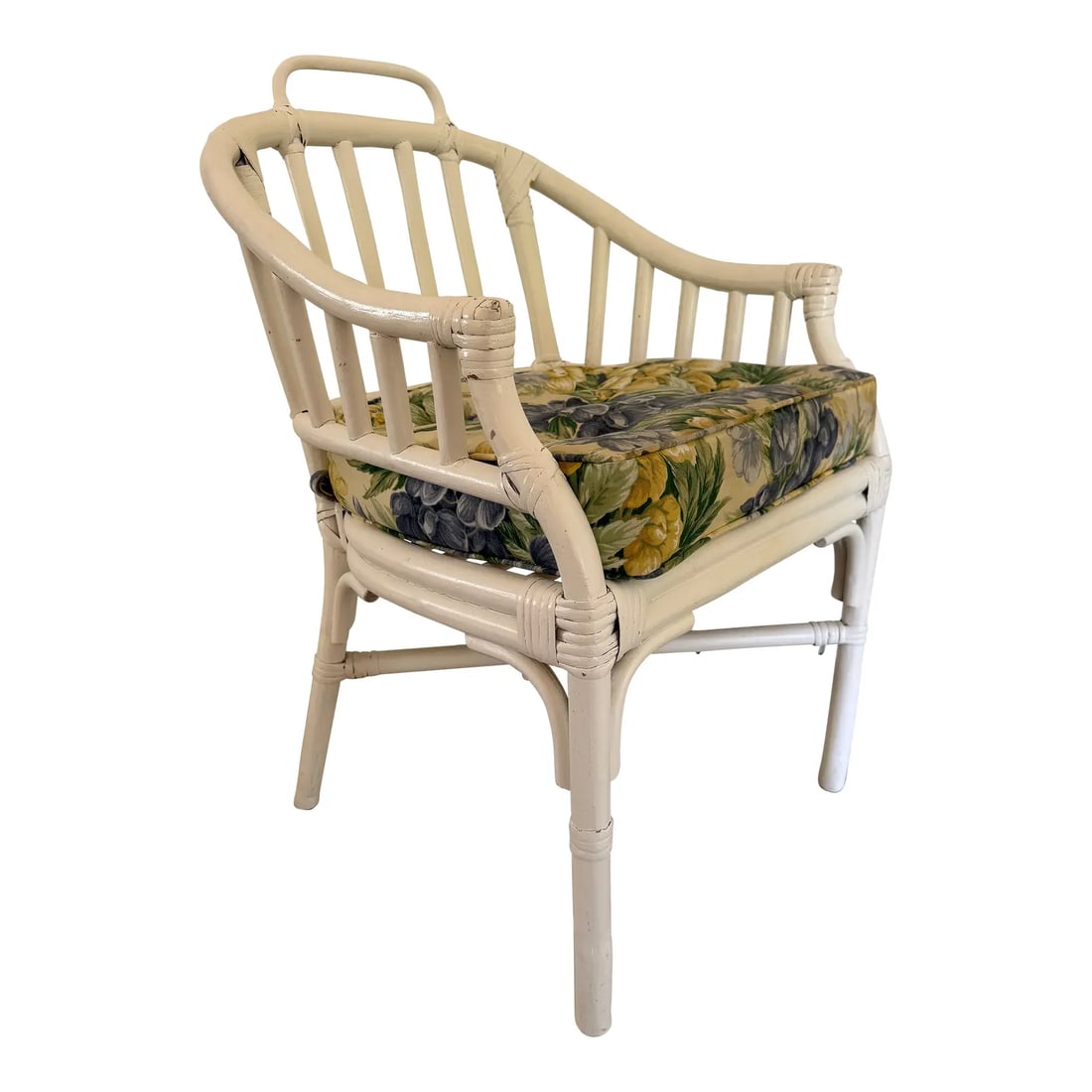 Vintage 1960s McGuire Style Rattan Arm Chair (1 of 8)