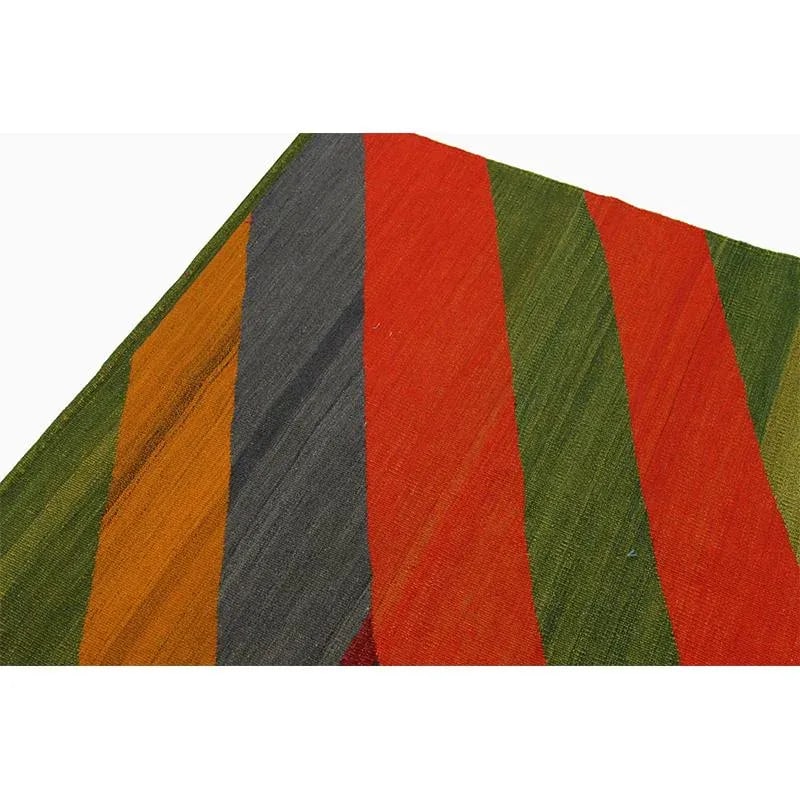 Handwoven Scandinavian Style Persian Kilim Rug3'1" X 3'3" - 6