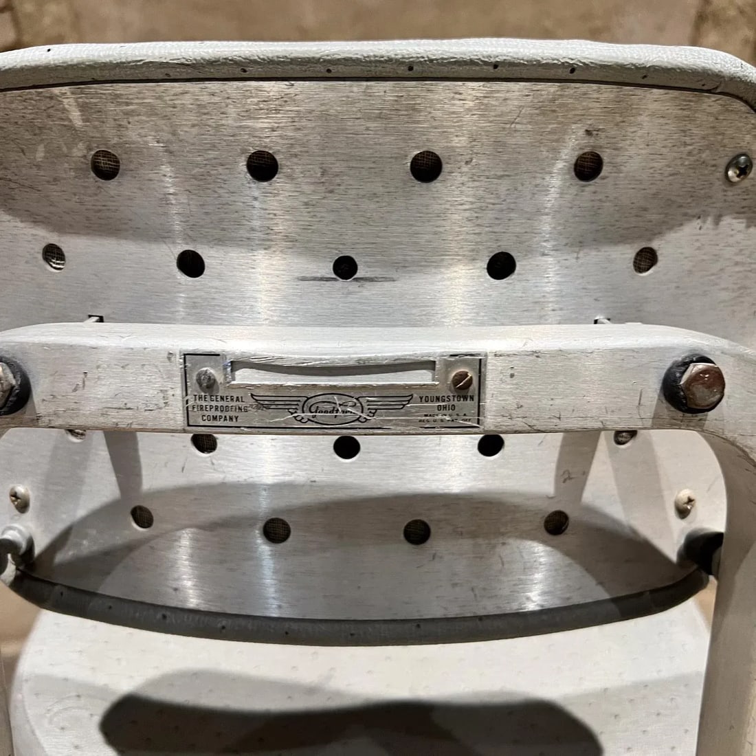 1950s Gio Ponti Goodform Silver Industrial Tanker Chair Swivel Office - 4