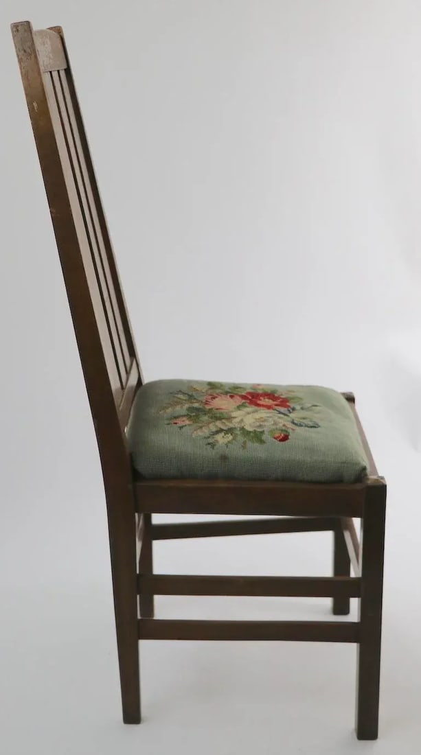 Arts and Crafts Mission Side Dining Chair Possibly Stickley - 4