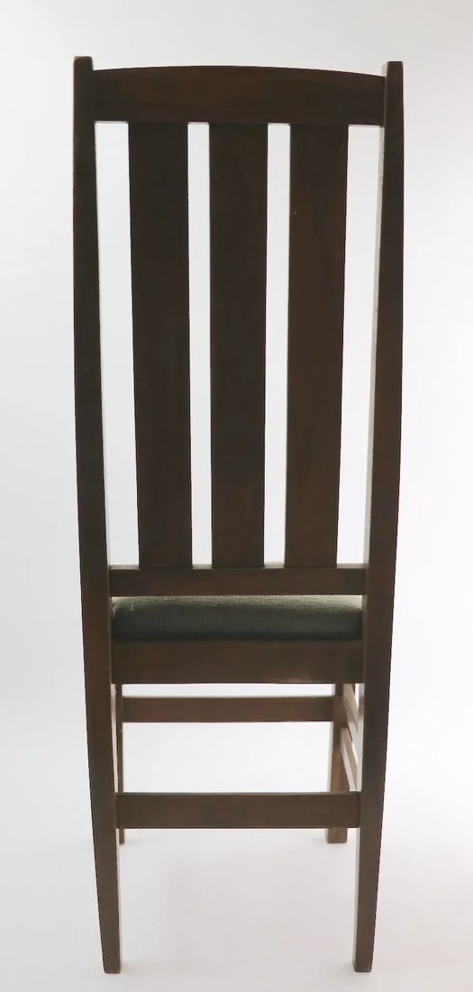 Arts and Crafts Mission Side Dining Chair Possibly Stickley - 7