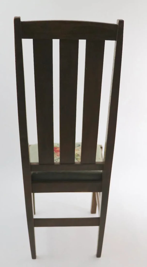 Arts and Crafts Mission Side Dining Chair Possibly Stickley - 8