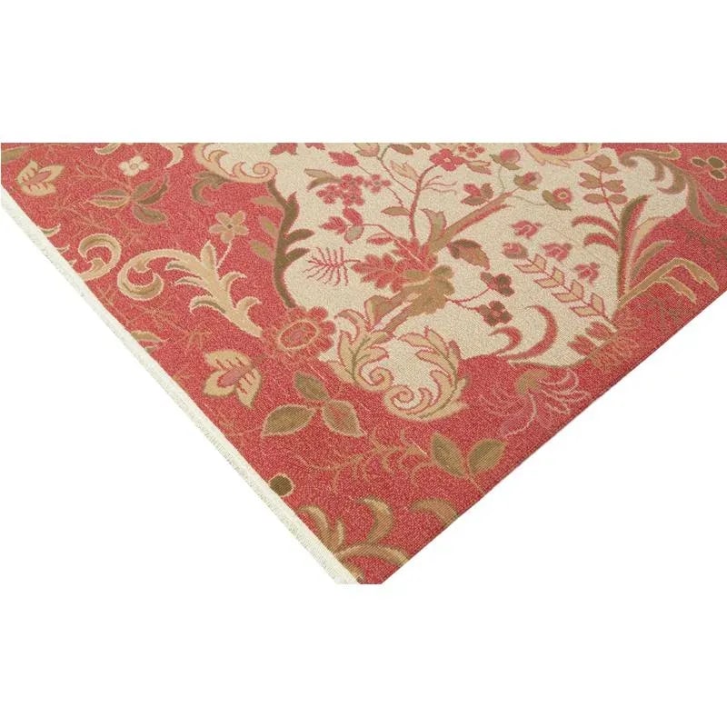 Handwoven Flatweave Chinese Area Rug 4'0"×6'0" - 6