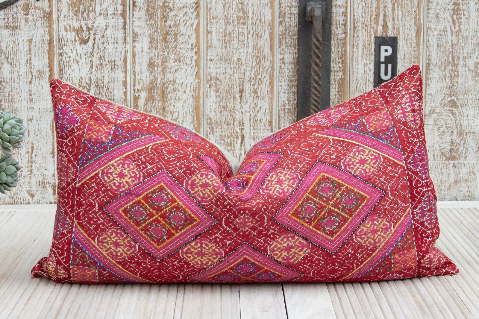 Antique Nami Sindh Silk Pillow - 9