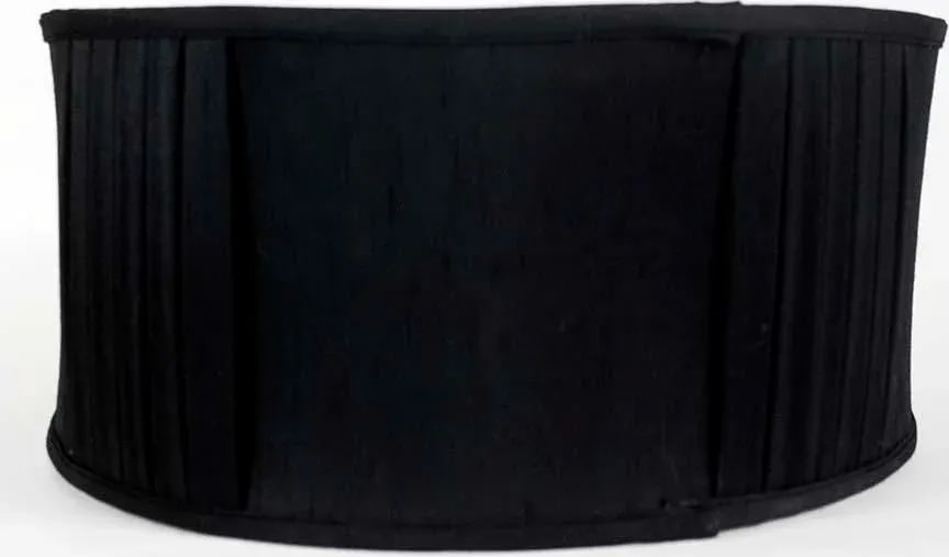 Shallow Drum Lamp Shade - Intermittent Pleats - 4