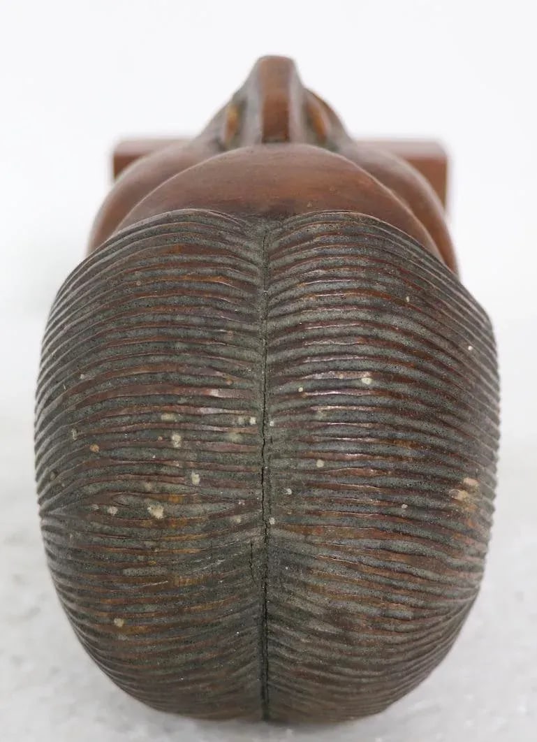 Mid Century Carved Wood Female Bust - 8