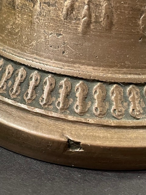 Vintage Vajrayana Buddhist Prayer Bell Tibet Nepal Bhutan - 11