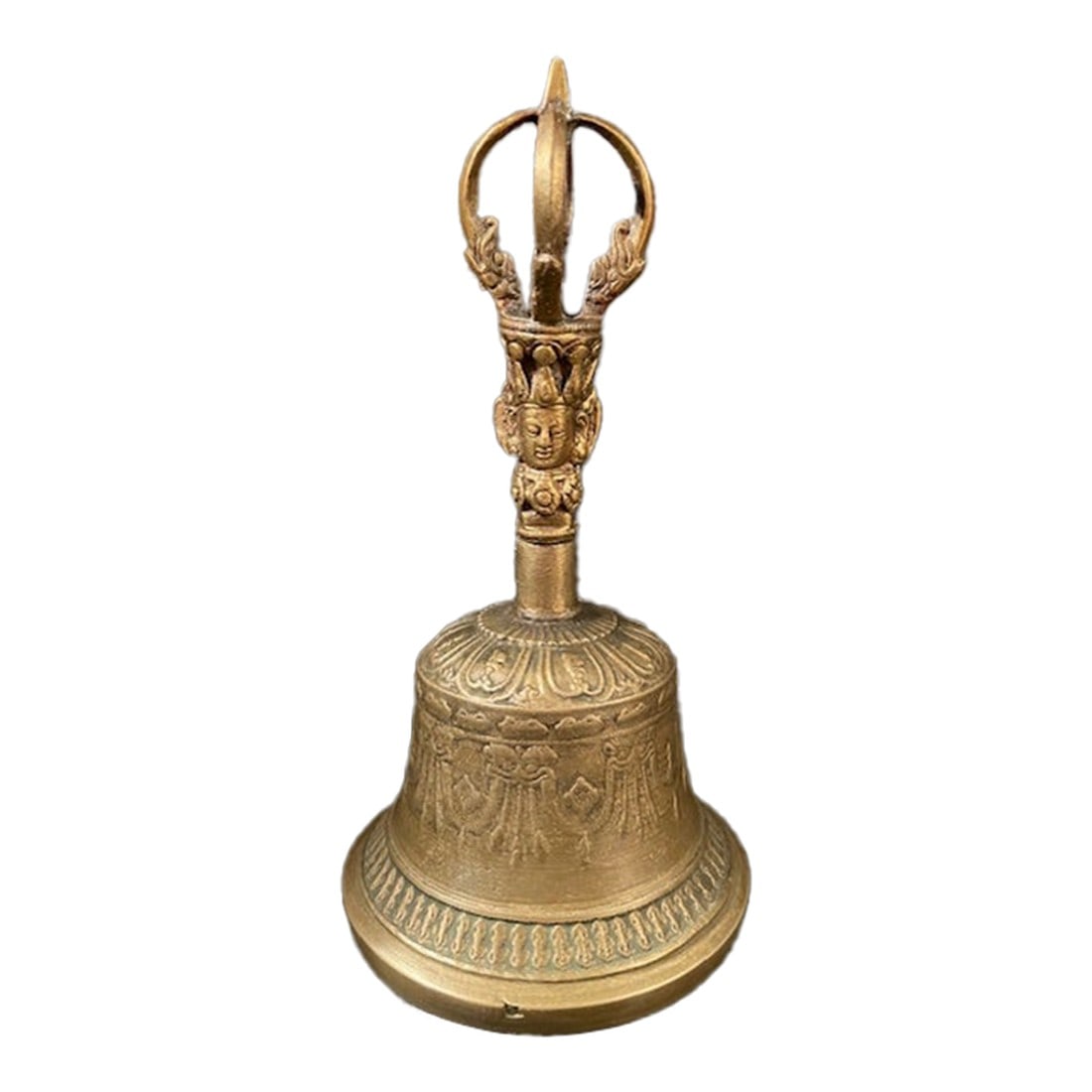 Vintage Vajrayana Buddhist Prayer Bell Tibet Nepal Bhutan (1 of 13)
