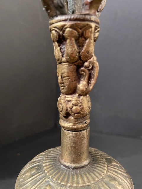 Vintage Vajrayana Buddhist Prayer Bell Tibet Nepal Bhutan - 2