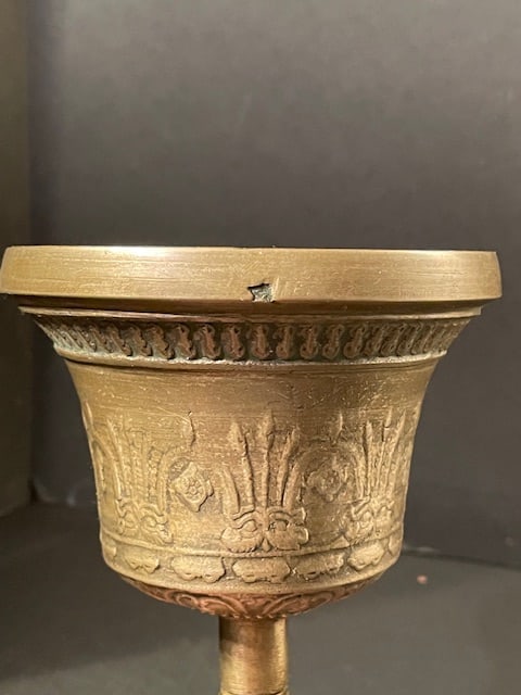 Vintage Vajrayana Buddhist Prayer Bell Tibet Nepal Bhutan - 7