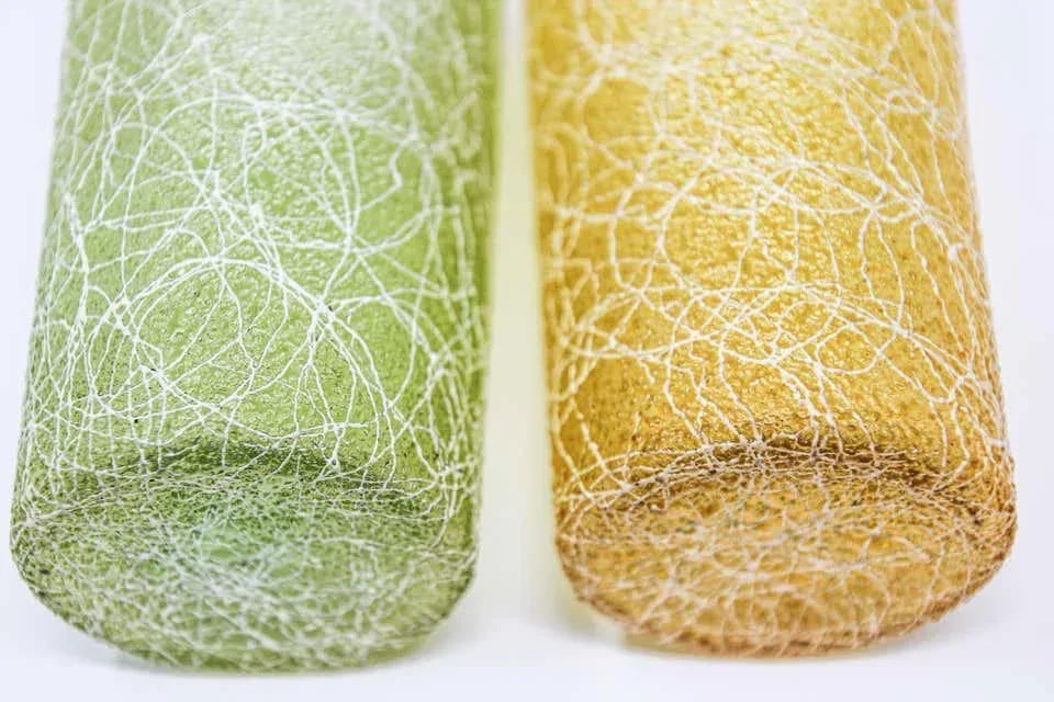 Vintage Collectible Retro Highball Spaghetti String Tumblers - A Pair - 2