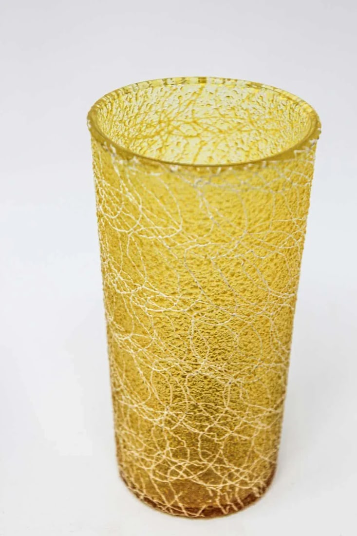 Vintage Collectible Retro Highball Spaghetti String Tumblers - A Pair - 7