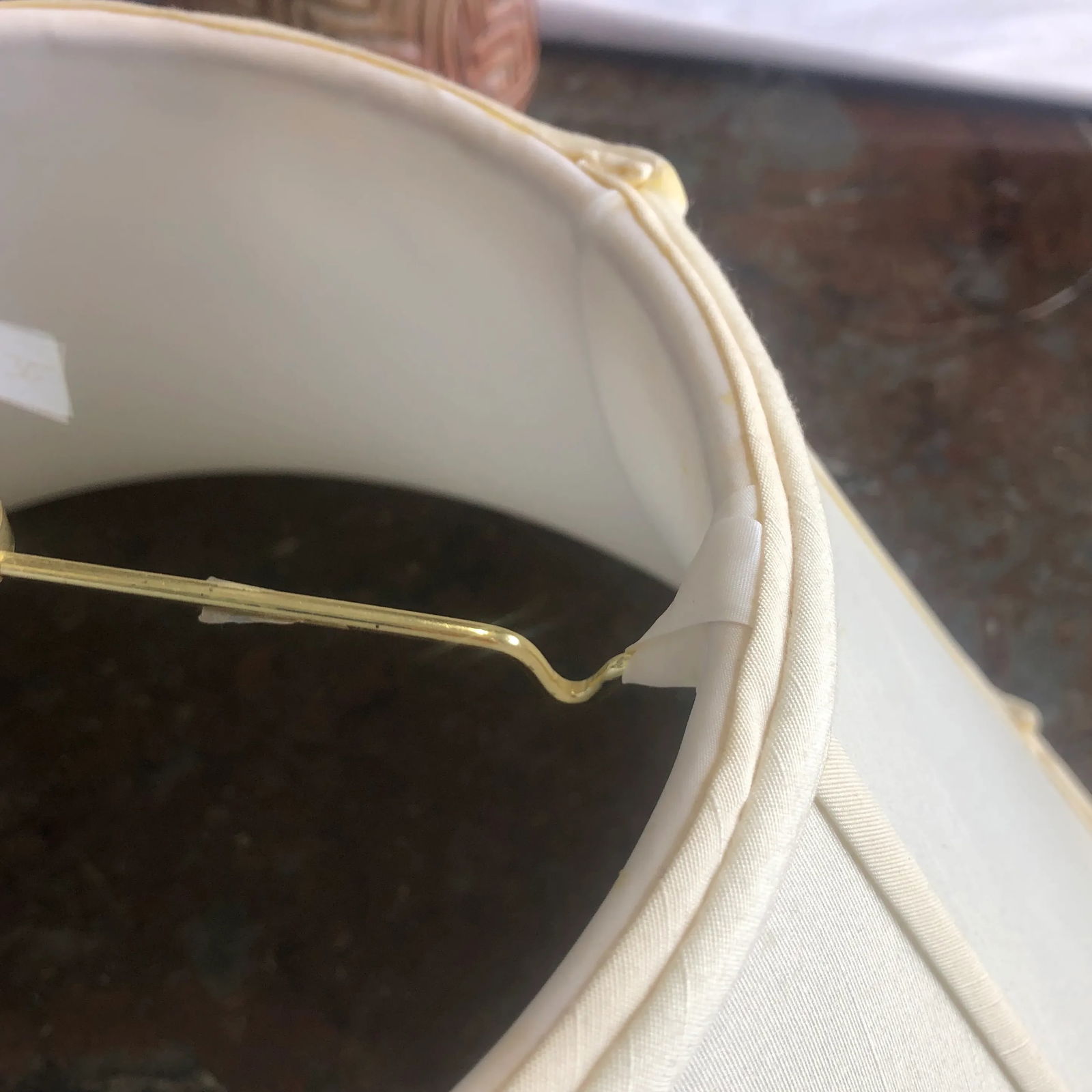 1990s Coolie Style Silk Floor Lamp Shade - 10