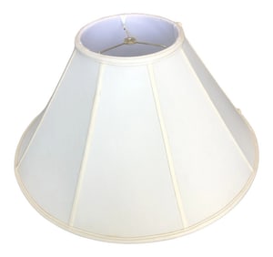 1990s Coolie Style Silk Floor Lamp Shade