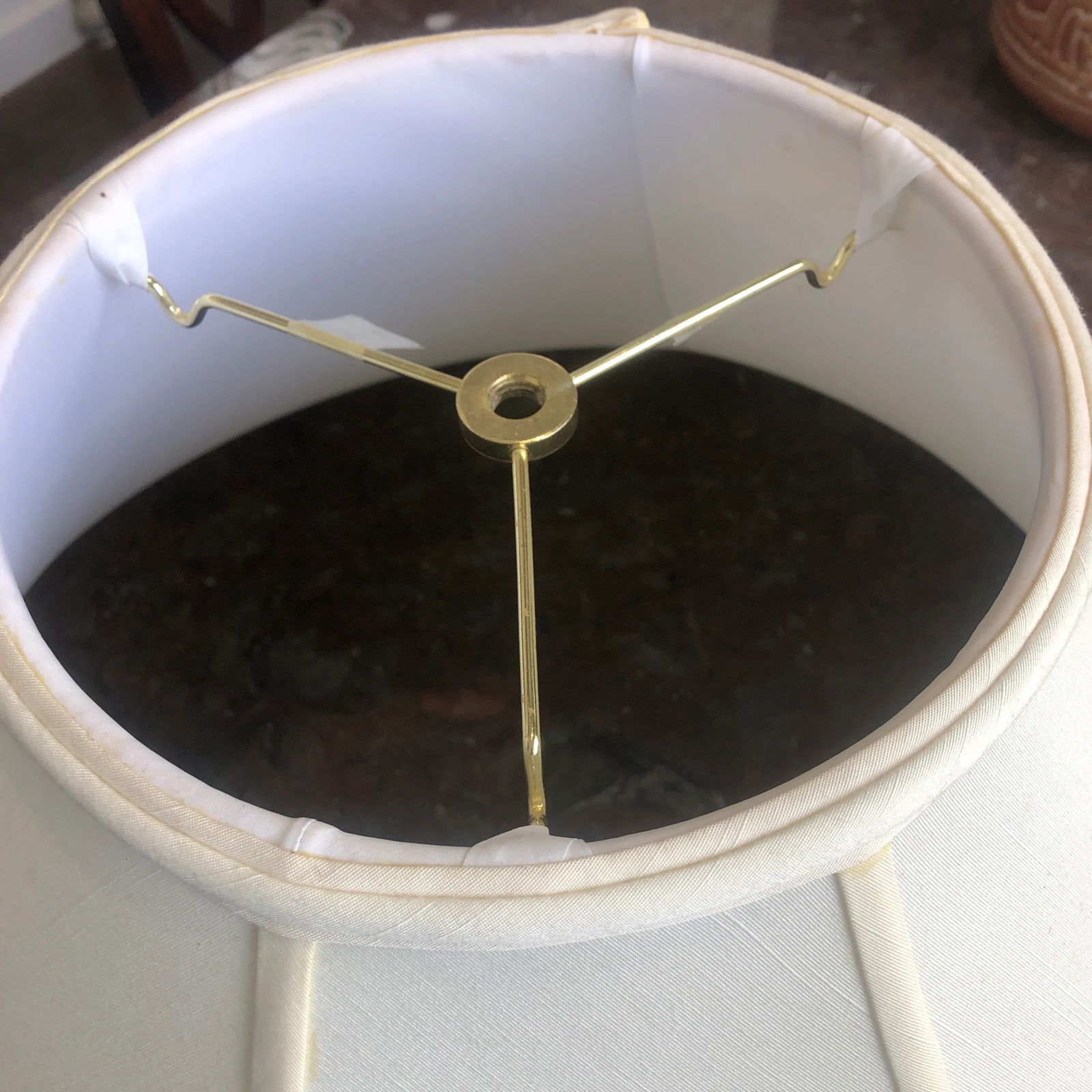 1990s Coolie Style Silk Floor Lamp Shade - 7