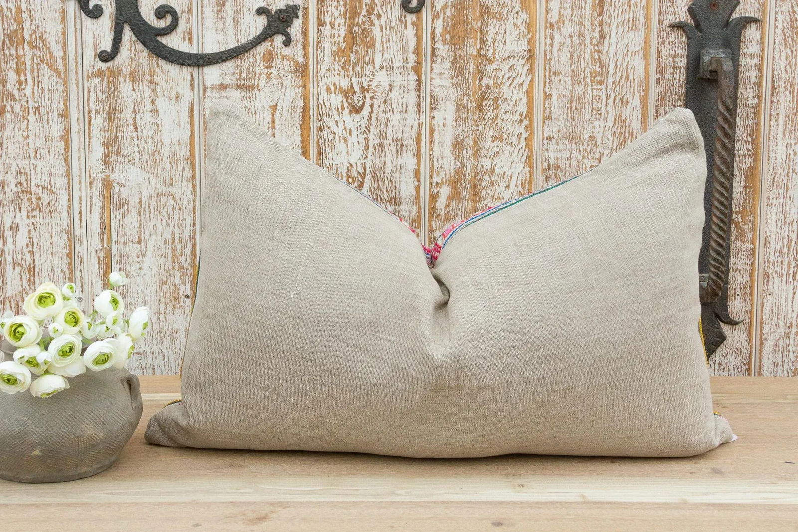 Paann Antique Tribal Grain Sack Pillow - 8