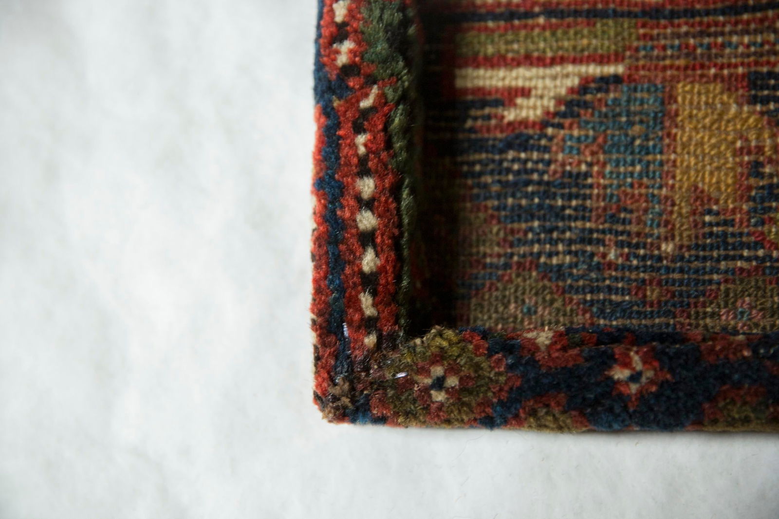 Decorative Kurdish Hamadan Rug Art - 5