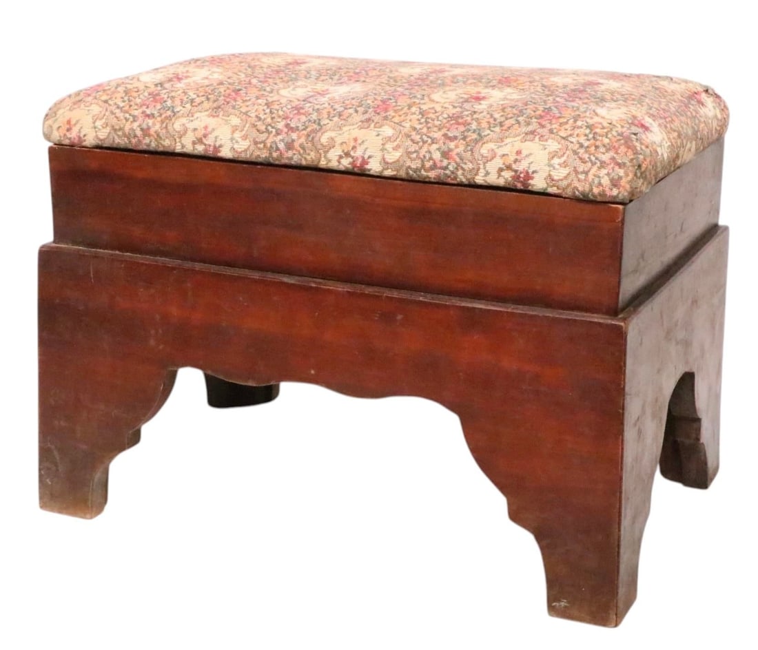 Antique American Footstool C 19th C. - 11