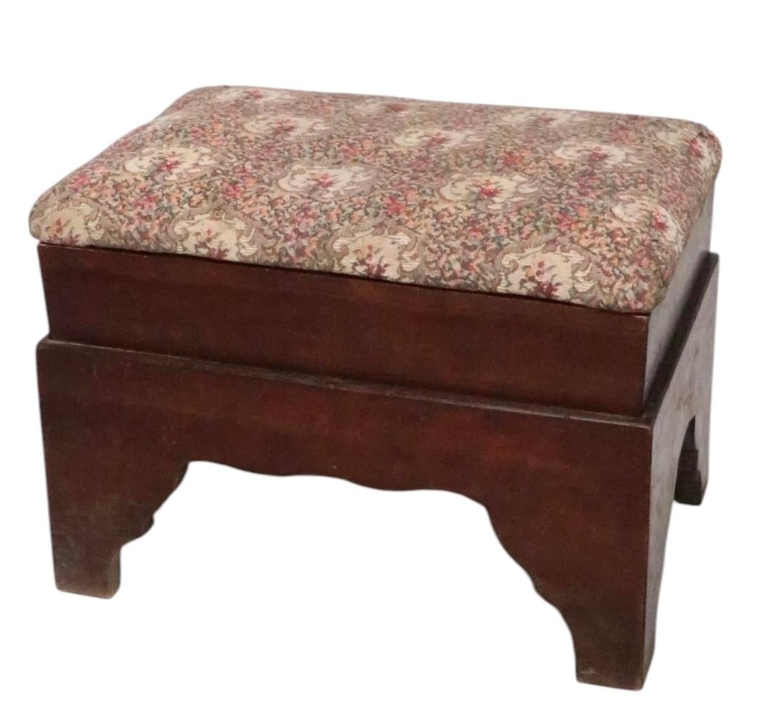Antique American Footstool C 19th C. - 12