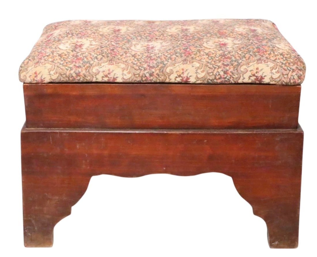 Antique American Footstool C 19th C. - 2