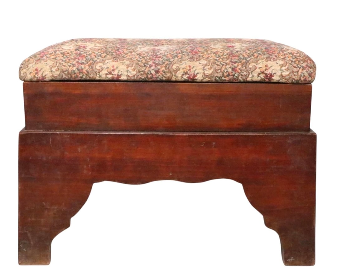 Antique American Footstool C 19th C. - 3