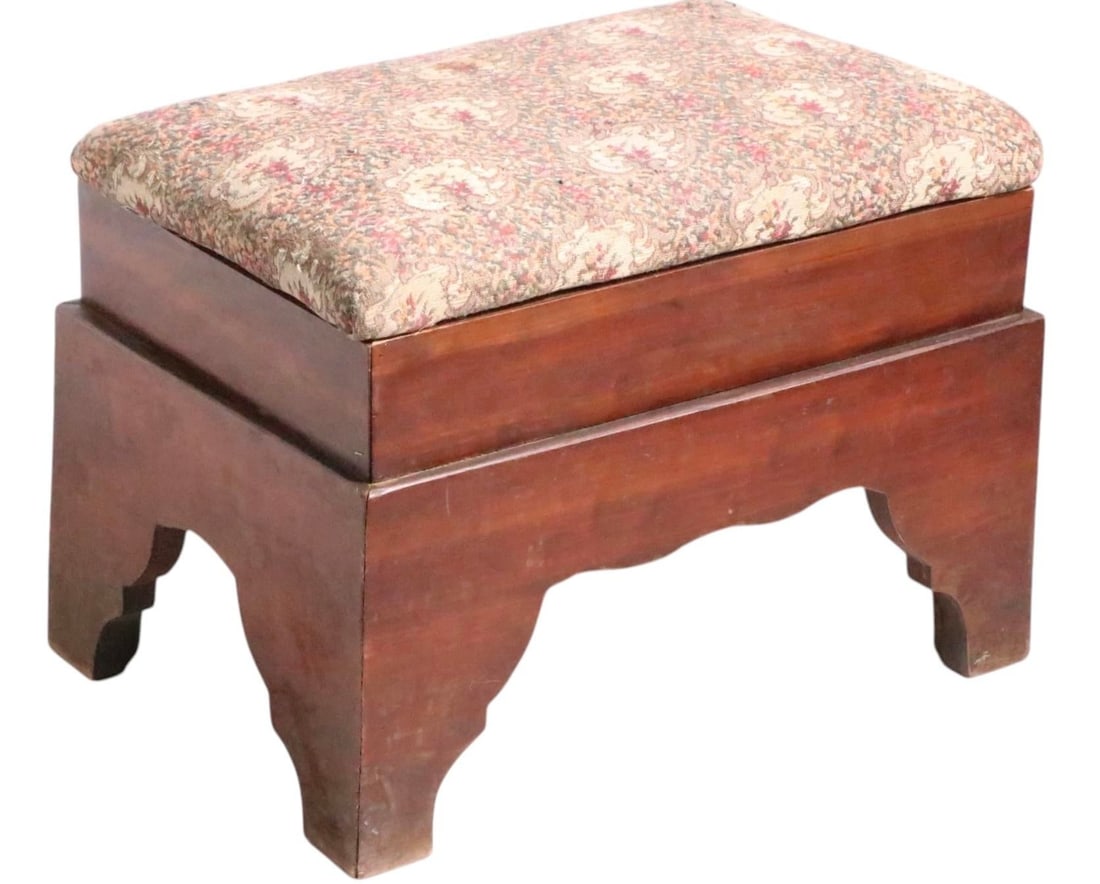 Antique American Footstool C 19th C. - 5