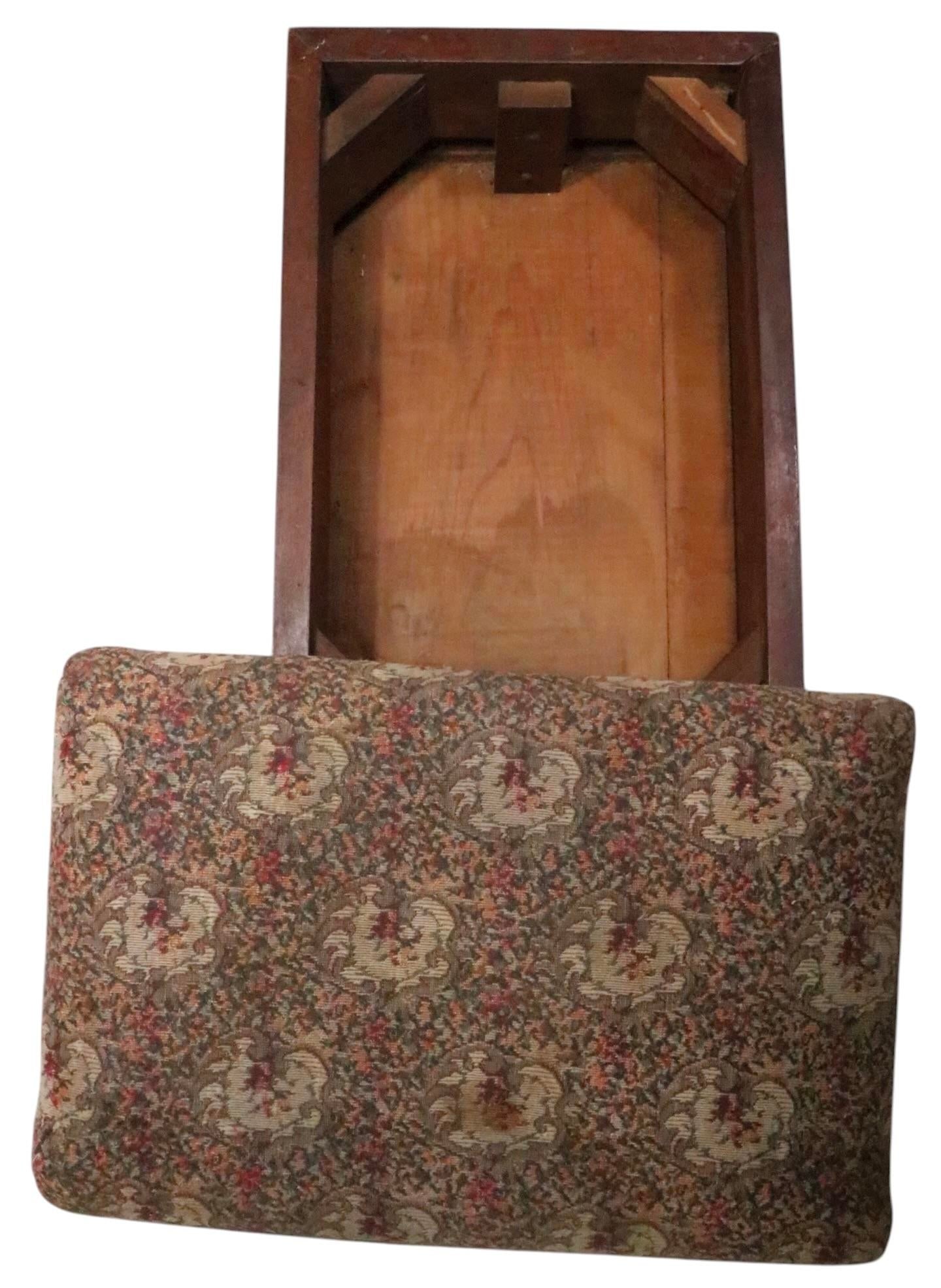 Antique American Footstool C 19th C. - 7