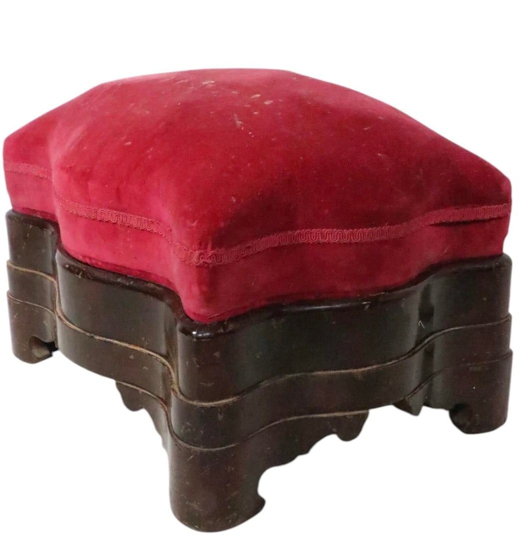 19th Century Victorian Empire Footstool Ottoman - 6
