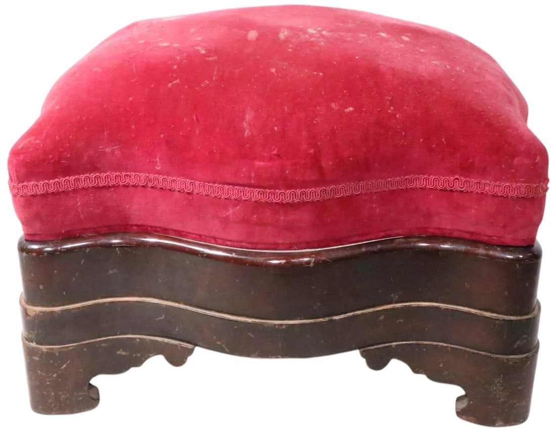 19th Century Victorian Empire Footstool Ottoman - 7