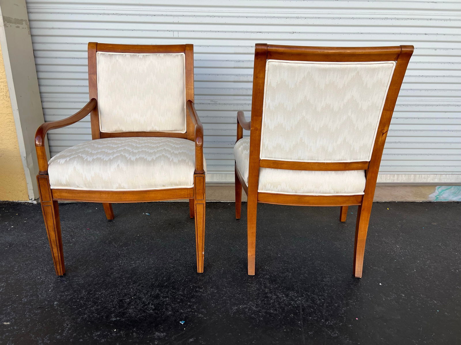 20th Century Sam Moore Fauteuil Arm Chairs -Pair of 2 - 5
