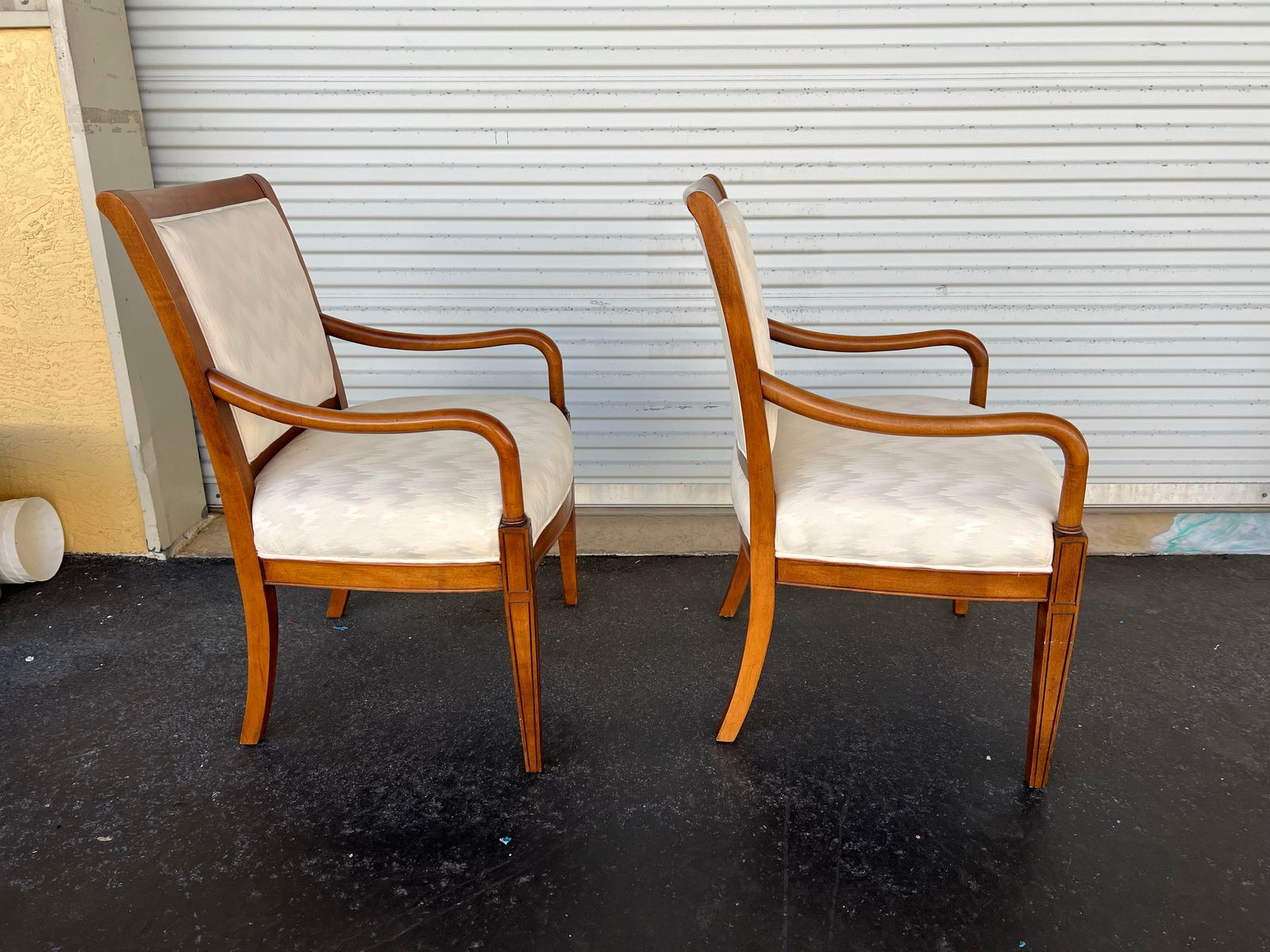 20th Century Sam Moore Fauteuil Arm Chairs -Pair of 2 - 7