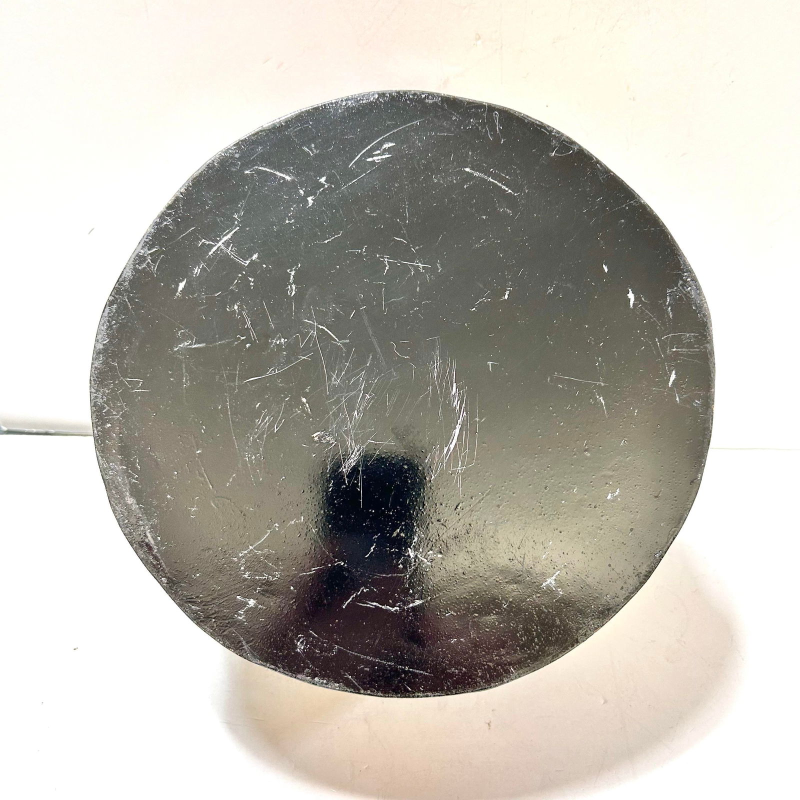 Vintage Metal Toleware Planter Cachepot - Hand-Painted Fruit Motif Circa 1960s - 6