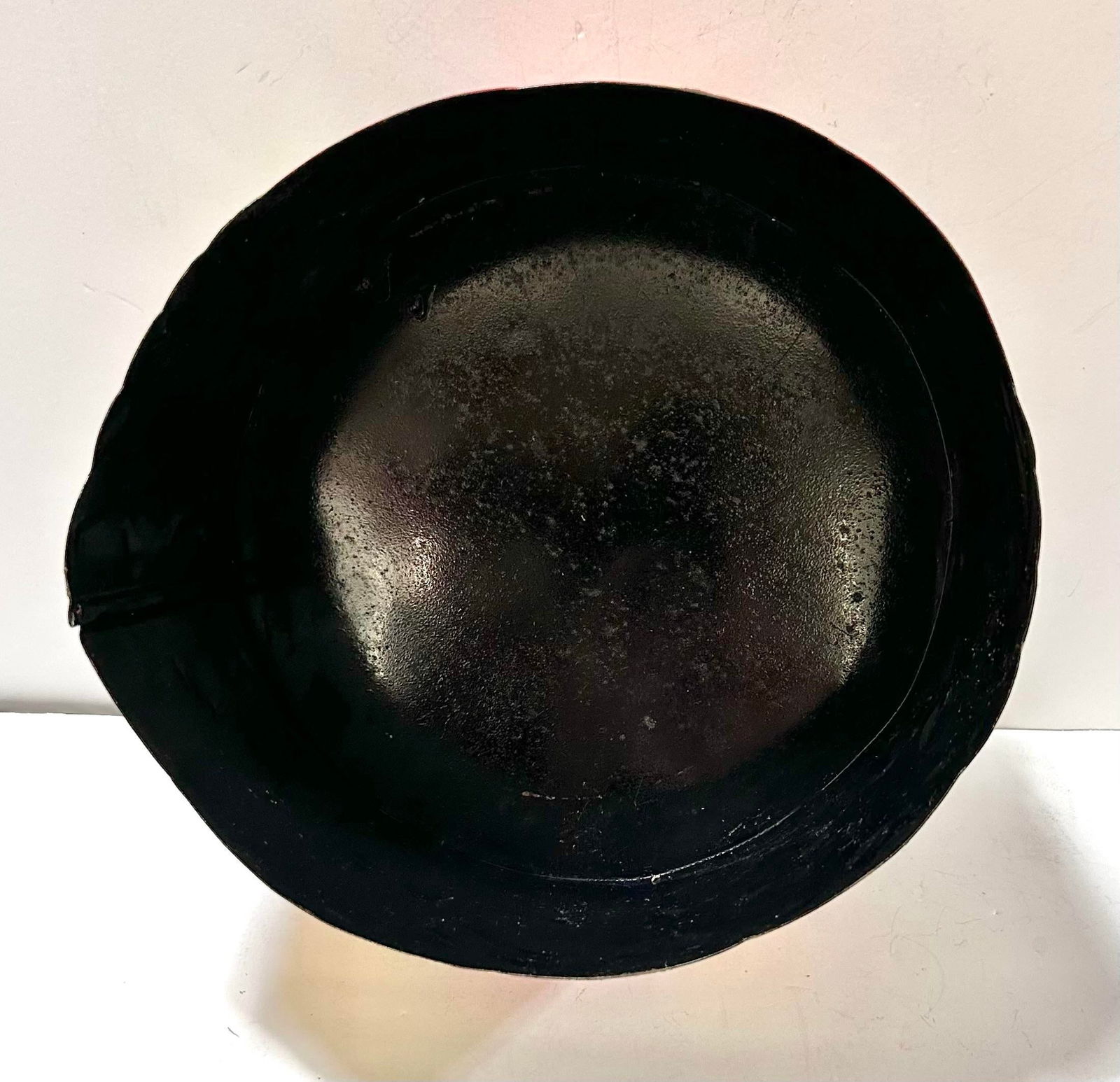 Vintage Metal Toleware Planter Cachepot - Hand-Painted Fruit Motif Circa 1960s - 7