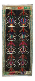 Tribal Mini Turkish Mat Rug, 1'3''x 2'9''