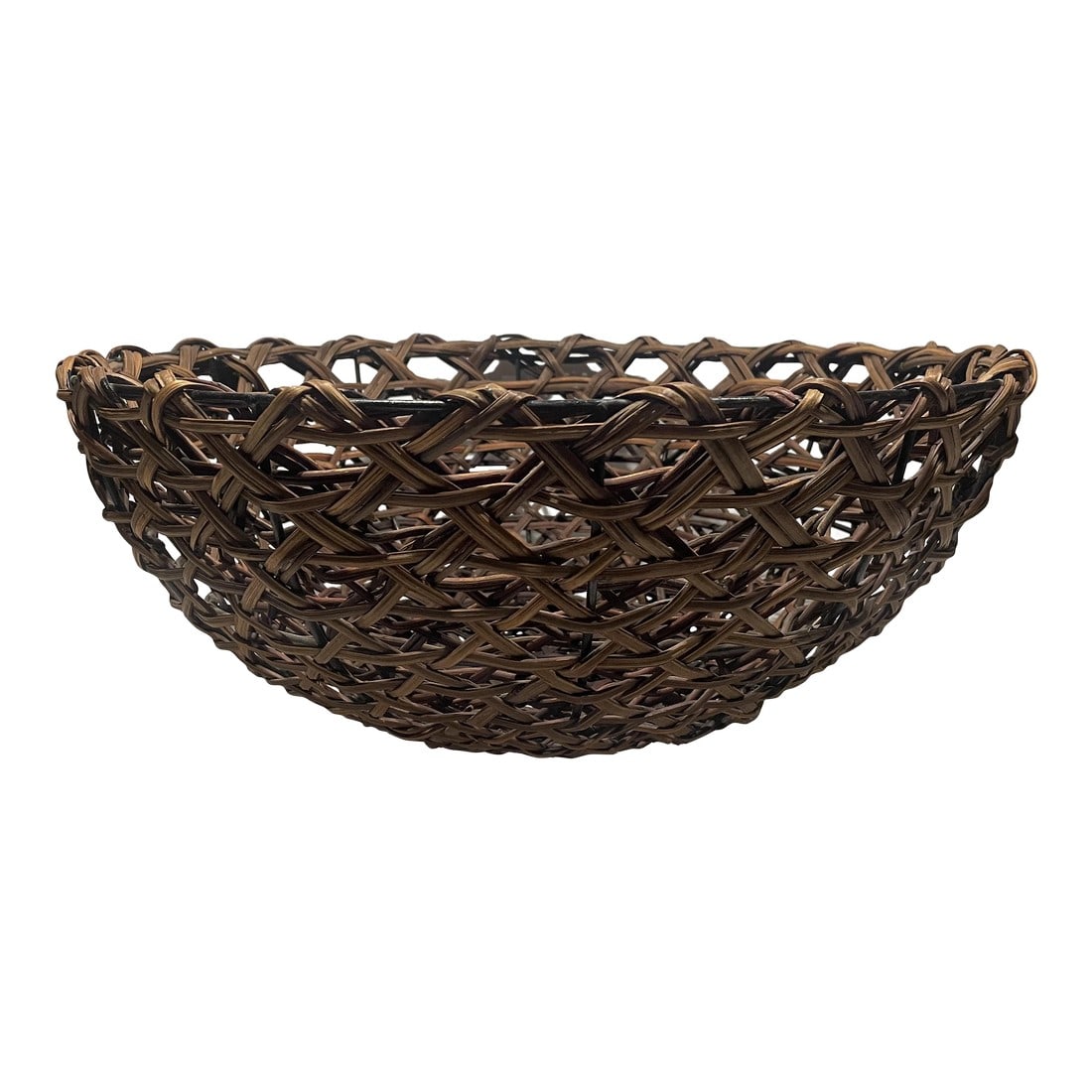 Late 20th Century Organic Woven Rattan Basket for Table (1 of 8)