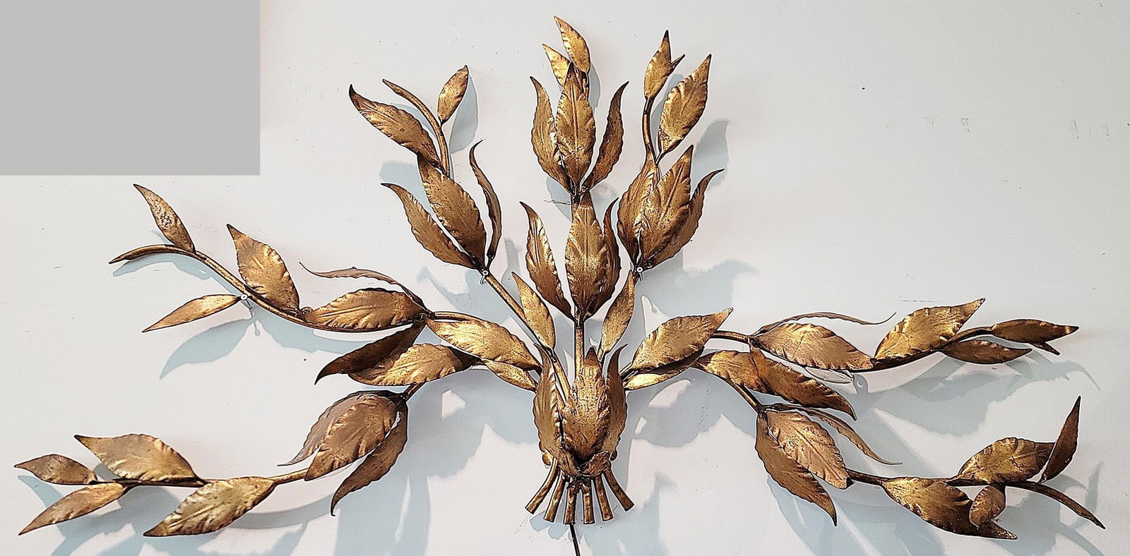 Hans Kogel Large Gilt Metal Wall Sconce - 2