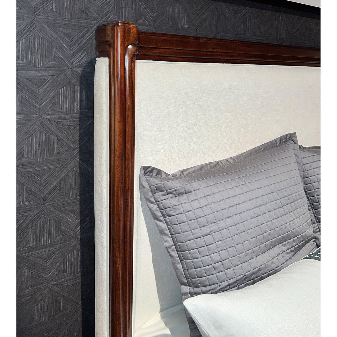 Art Deco Upholstered Bed - California King - Open Box - 4