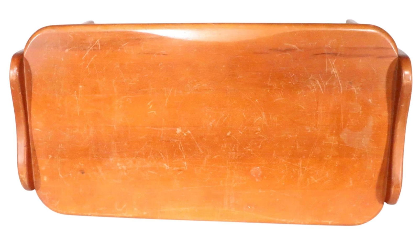 Mid 20th Century Colonial Revival Rustic Farmhouse Maple Bench Made in Vermont - 4