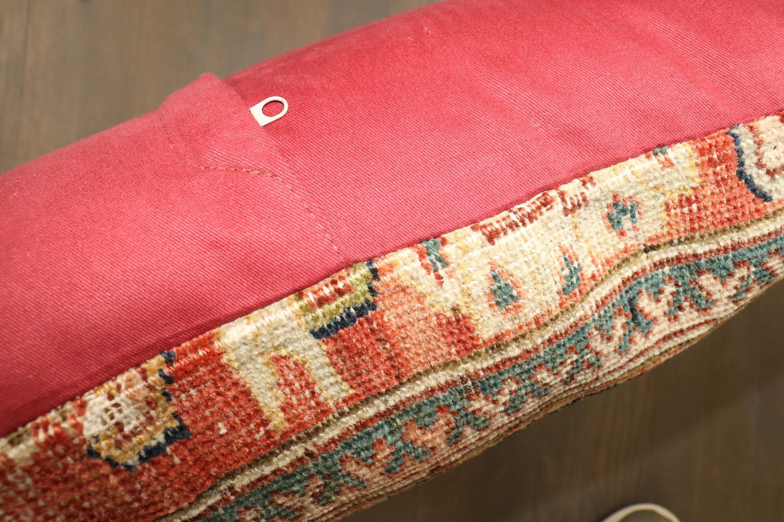 Antique Zabihi Collection Persian Mahal Border Rug Pillow - 4