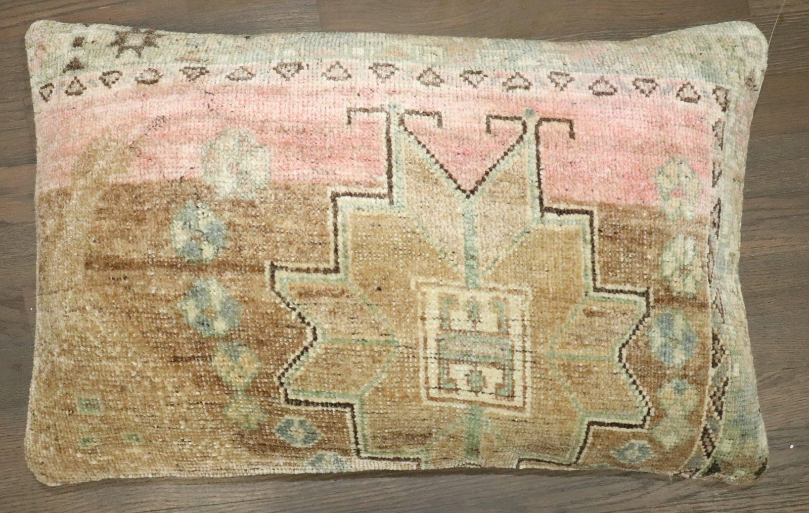 Zabihi Collection Large Turkish Rug Pillow - 2