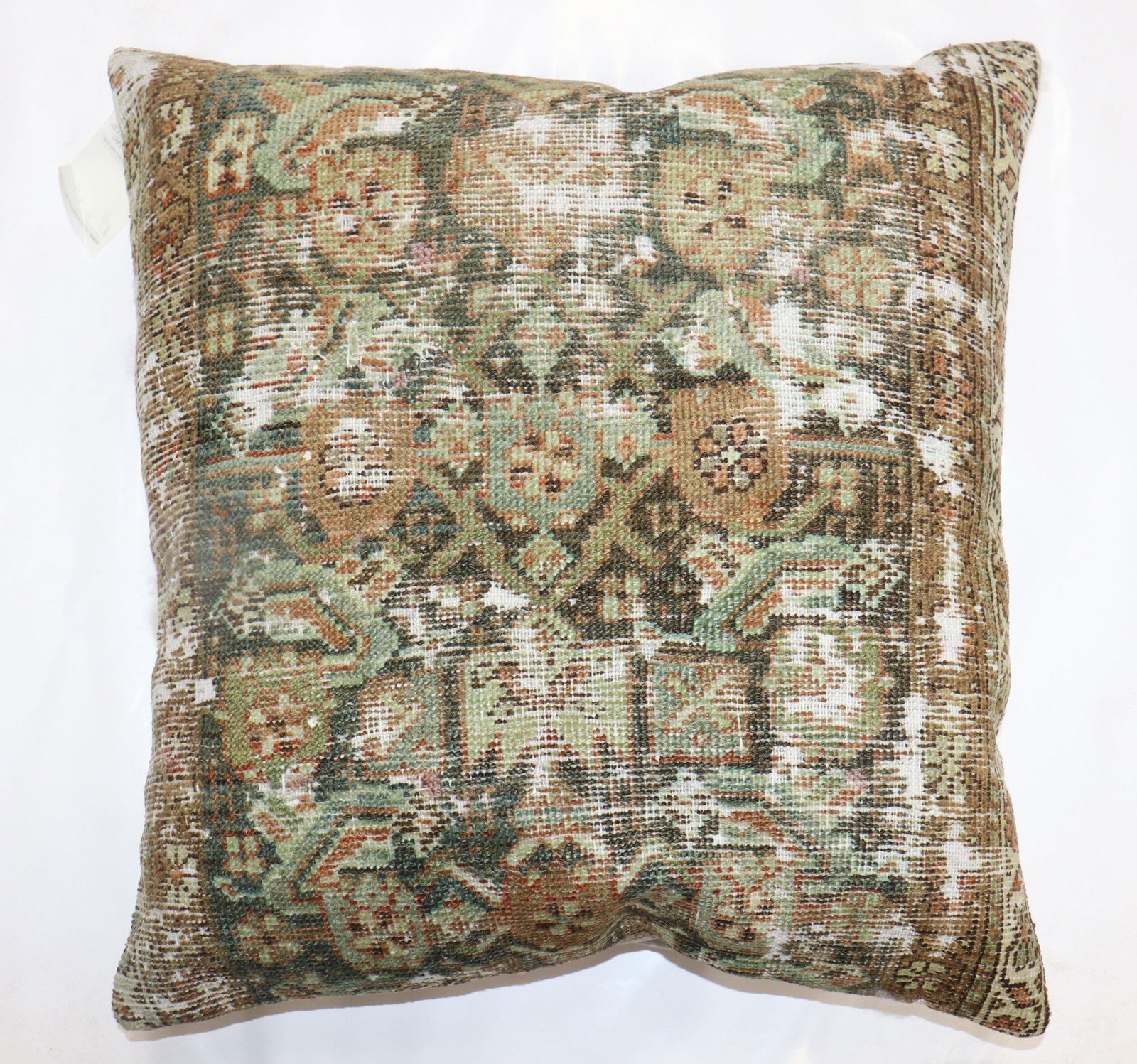 Zabihi Collection Large Square Worn Rug Pillow - 4