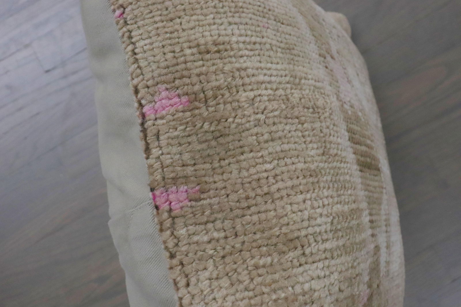 Vintage Zabihi Collection Turkish Rug Pillow - 3